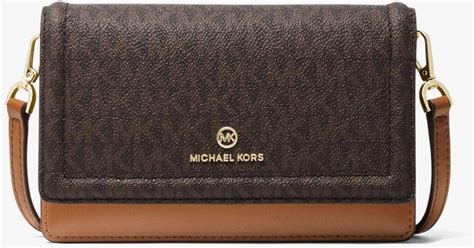 michael kors jet set small crossbody logo|michael kors small phone crossbody.